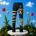 DesignerZoh “Wrapped Stack” Denim Jeans